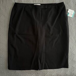 Kasper Classic Black Pencil Skirt